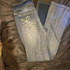 Wallflower Women's Boot Cut Jeans in Blue